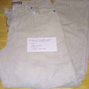 Cenza by Palmetto's Cream Colored Corduroy Pants 10